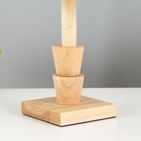 Eln table lamp E27 40W light wood 19.5x19.5x38 cm Risalux-3