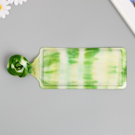 Kapron for flowers two-tone "white-green" 50 cm-2
