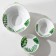 Service table "Fern sheet", 37 items, glass ceramics