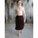Kilt male, size 70x140 cm, color chocolate