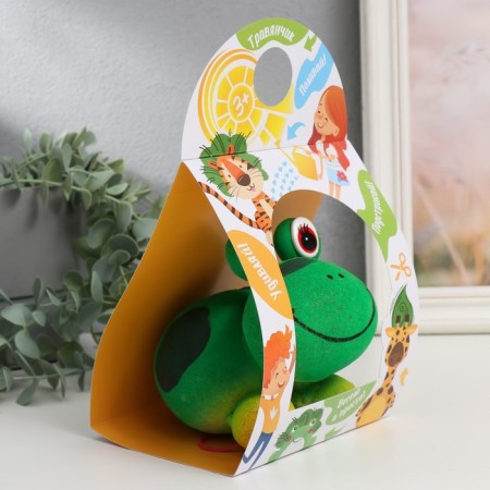 Growing gift grass "Frog"-5