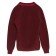 Women's Pulover from the Italian yarn CONTE Elegant, Size S, Burgundy color