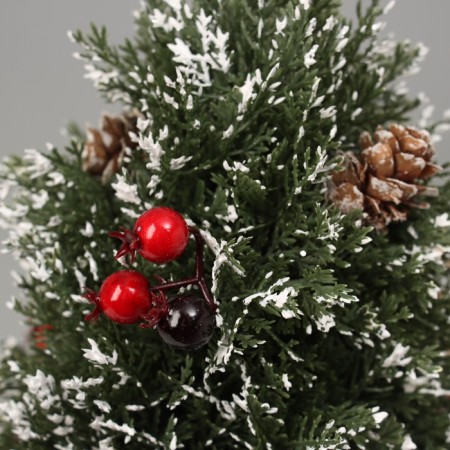 Artificial Christmas tree “Winter magic. Berries ", in a bag, 30x17 cm-1