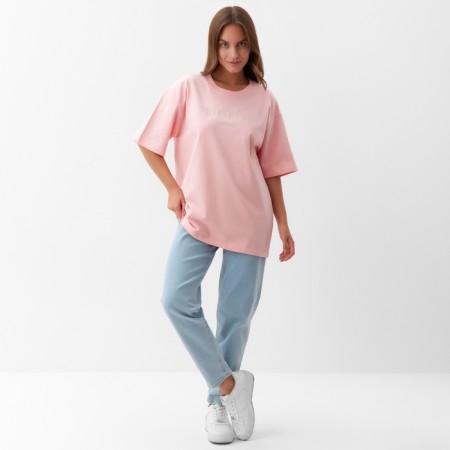 Women's T -shirt KAFTAN: Prosecco col. Pink, rr 52-54-1