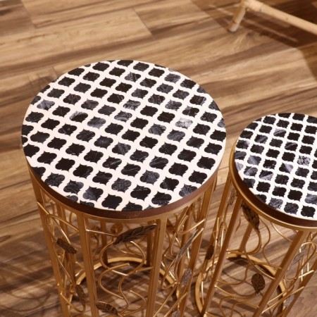 Flower stand "Finch" (set 2 pcs), diameter 25 and 20 cm-3