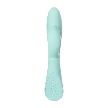 Vibrator with the TouchSensor Jos Sensy, silicone, mint color, 20 cm-3