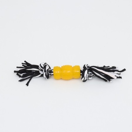 Cable toy with "Lollice", up to 105 g, up to 25 cm, black and yellow series-1