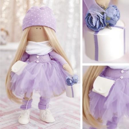 Sewing kit. Interior doll "Lizi", 30 cm-4