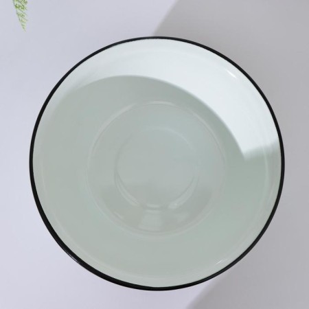 Bowl, 4 l, induction, neckline, white color-1