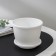 Pot with the pallet "Athena", 500 ml, white color