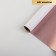 Matte film for flowers, double -sided, "marshmallow", white - bronze, 57 cm x 5 m