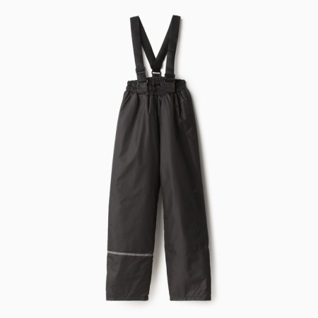 Pants are children insulated, black color, height 164 cm