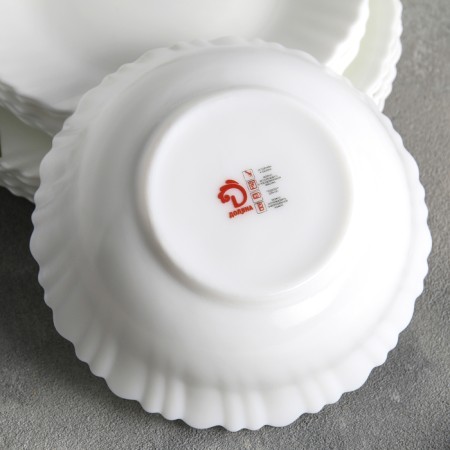 Service table shares "Wonderless Calles", 18 items: 6 plates d = 15/17.5/23 cm, glass ceramics-2