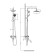 The shower system is D&K Hessen Goethe Da1384741E09, Tropical Shower, Hand Lake, Chrome