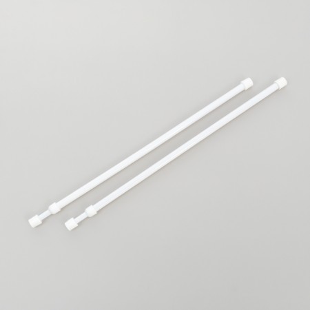 Set of universal cornices 30-45 cm, 2 pcs, white color-2