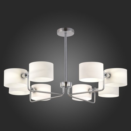 Ceiling EVOLUCE lamp. Sle1121-102-08. Aerin. 8x40 watts, E14, 86x86x46 cm, chromium color-4