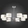 Ceiling EVOLUCE lamp. Sle1121-102-08. Aerin. 8x40 watts, E14, 86x86x46 cm, chromium color