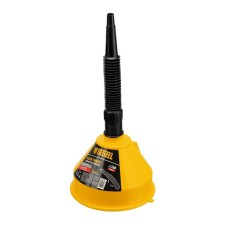 Plastic funnel Denzel, 160 mm with a metal sieve, impotion and flexible tip 9880