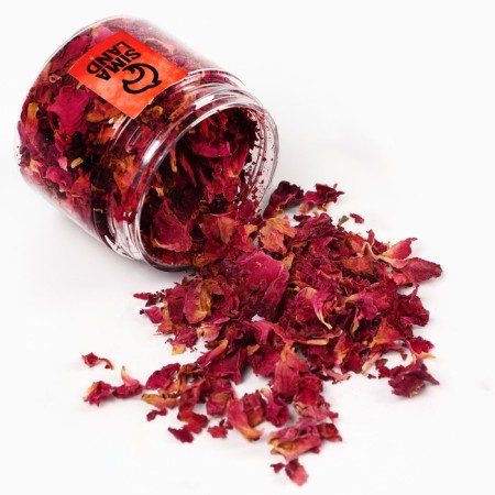 Dry flowers "rose petals" for cupcakes, cakes and drinks, 8 g.-3