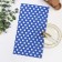 Towel 35x60cm peas, blue, waffle, 120 g/m2, cotton 100%