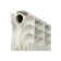 Bimetallic radiator Rommer Profi BM 350, 350 x 80 mm, 4 sections