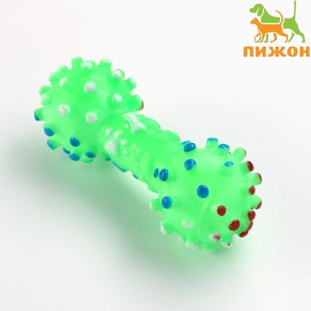 Brying toy "Small dumbbell" for dogs, 12.5 cm, green