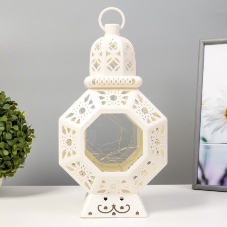Nightlight "Fairytale lamp" LED from batteries 3HAAA white 12x18x32 cm Risalux