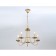 Suspended chandelier Ambrella TR9615/5 CGD, E14, 5x40W D530x770 mm, black