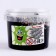 Slime "Plus", black with balls, container 90 g