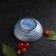 Porcelain salad Magistro Garland, 500 ml, D = 16 cm, blue color