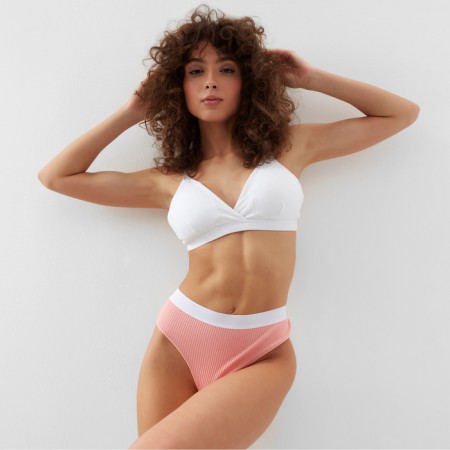Brazilian's panties minku ribbone size 40-42, pink color-3