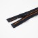 Lightning "Spiral", No. 5, detachable, automatic lock, 60 cm, orange color/black
