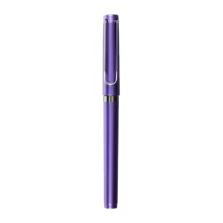 Set gift Escalada Diary A5 120 sheets, soft cover of artificial leather, foil embossing, pancake embossing, block 70 g/m2, lilac + pen + pen.-15