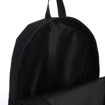 School textile school with pockets, 38x29x11 cm, black color-5