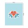 The tablecloth “Love and pigeons”, rectangular, Saten, size 145x180 cm