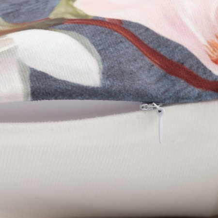 Pillowcase decorative Ethel "Magnolia" 40x40 cm, velor, 100% p/e-3