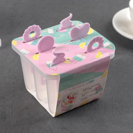 Form for ice cream "Figures", 12.5 × 11 × 9 cm, 6 cells, color mix-3