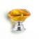 Handle button Cappio, color Gold "Diamond", glass, d = 30 mm