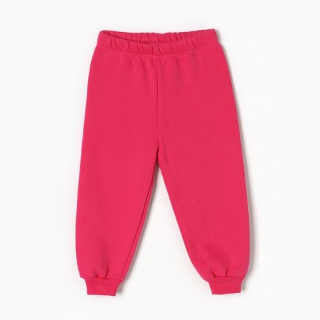 Set (longshit/pants) for girls, fuchsia color, height 92 cm-5