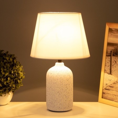 Table lamp "Beatrice" 1x40W E14 white 22x22x36cm-1