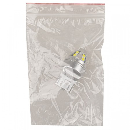 Auto Stuffing Diode SkyWay T20 (W21/5W), 12-24 V, 10 SMD diode, 1-end, bipolar, white-1