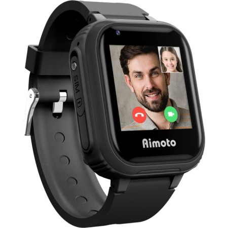 Children's smart hours Aimoto Pro 4G, 1.4 ", GPS, SIM, camera, calls, geozons, IP67, SOS, black-2