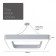LED LED GEOMETRIA Quadro 70W 4000K 4200LM IP40 800x800x80 mm