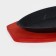 Cast iron pan on a wooden stand "Fish", 30 × 13 × 3 cm, black color