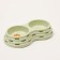 Helpering plastic bipplate 2 x 160 ml, 25 x 14 x 5 cm, green