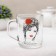 Glass glass "Women's silhouette", 200 ml, MIX drawing