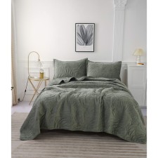 Sofi de Marko “Gloria” bedspread, size 160x220 cm, green color