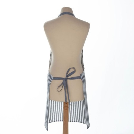 Apron Ethel "strip" Color gray, 62 x 76cm, 50% cotton, 50% p/e-5