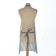 Apron Ethel "strip" Color gray, 62 x 76cm, 50% cotton, 50% p/e