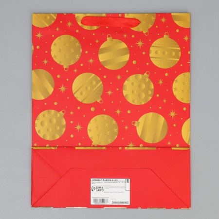 New Year's gift package "New Year's balls" 32 x 26 x 10 cm, New Year-5